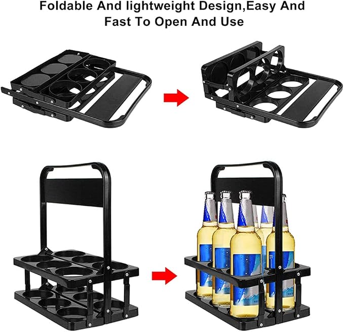 Portable Drink Carrier, Reusable Beer Bottle Coffee Cup Holder, Beer Bottle - Image 5