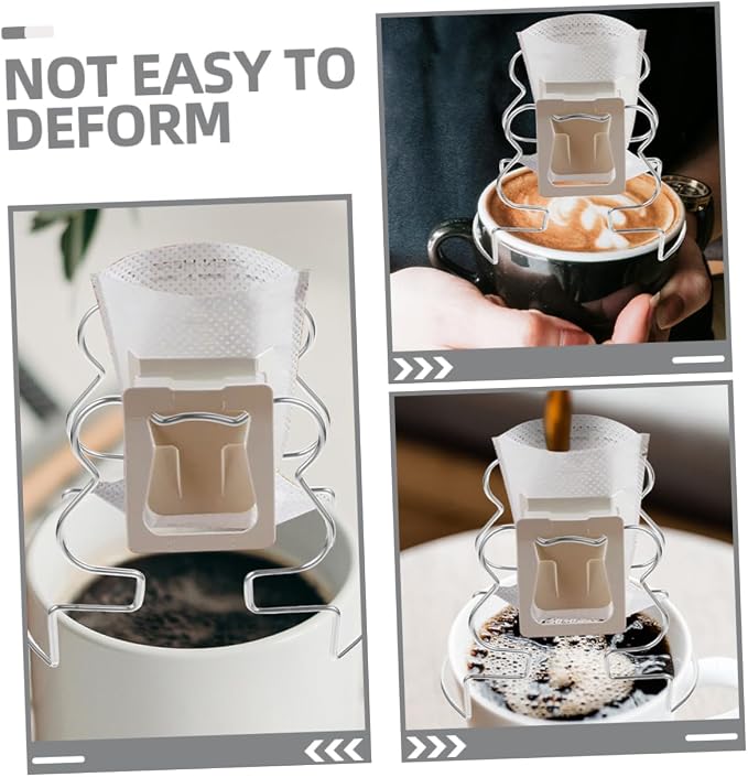 COLLBATH 2pcs Stainless Dripper Holder Hanging Drip Rack - Image 7