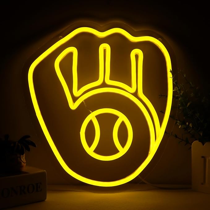 Balanar Baseball Neon Signs for Garage or Man Cave Decor, Gifts by BalanarNeon