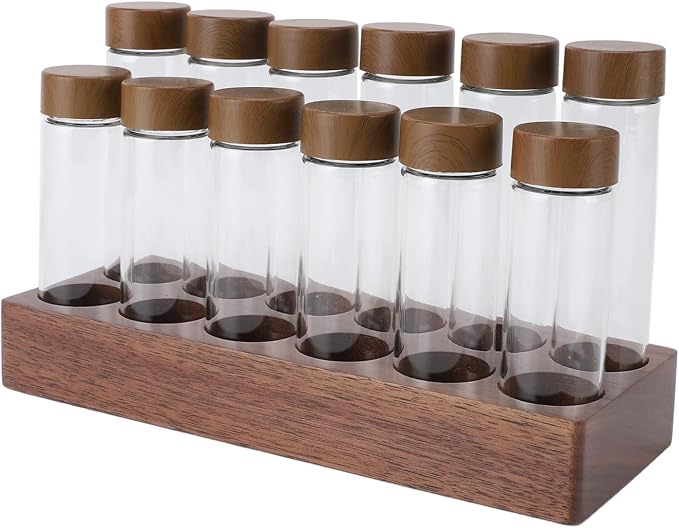 CHICIRIS Coffee Bean Storage Tubes, 12 Pack Single Dose Coffee Bean Cellars - Image 5