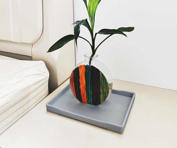 Small Gray Serving Tray | for Serving Accessory, Perfume or Display Use. - Image 4