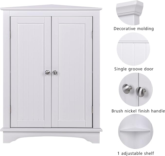 Spirich Floor Corner Cabinet - Image 5