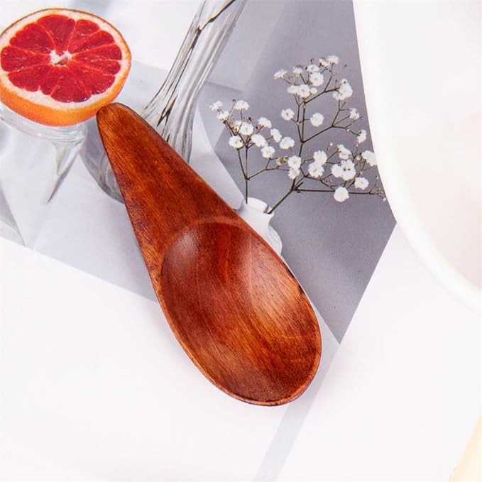 3 Pieces Mini Wooden Spoons, Small Salt Spoon - Image 4