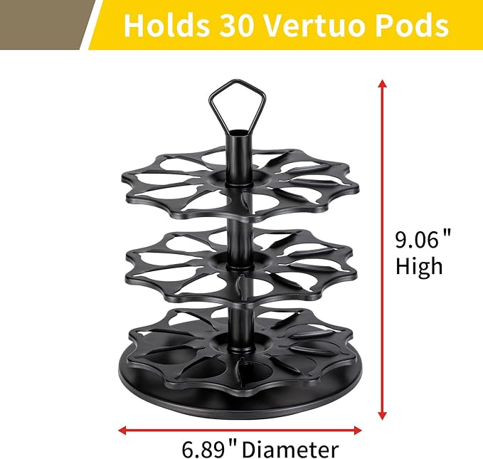 FlagShip Coffee Pod Holder Carousel 3 Tier - Image 2