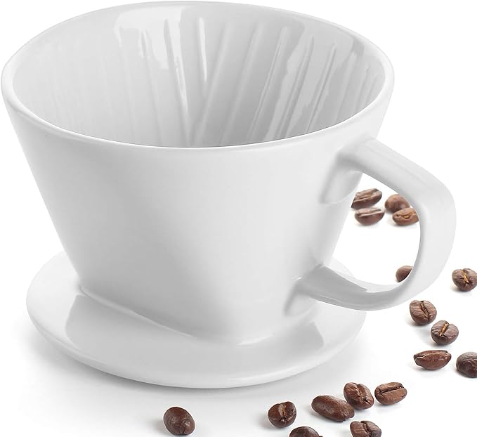 DOWAN Pour Over Coffee Maker, Non-Electric Pour Over Coffee Dripper, Manual by DOWAN