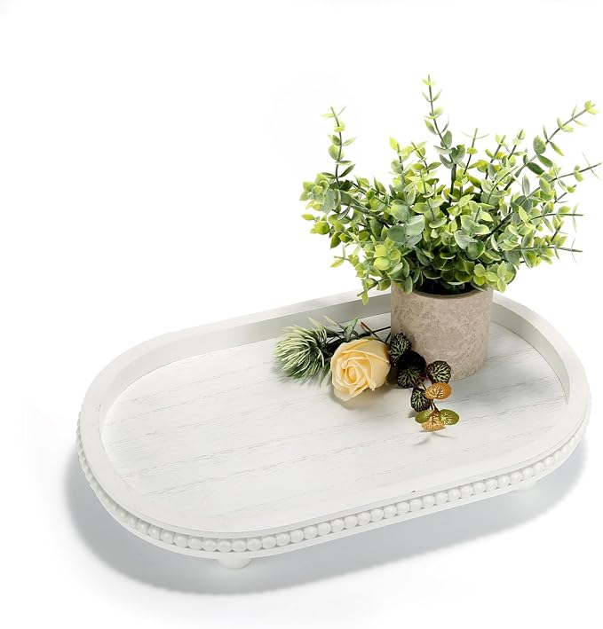 SYNCVIBE Wooden Decorative Tray by SYNCVIBE