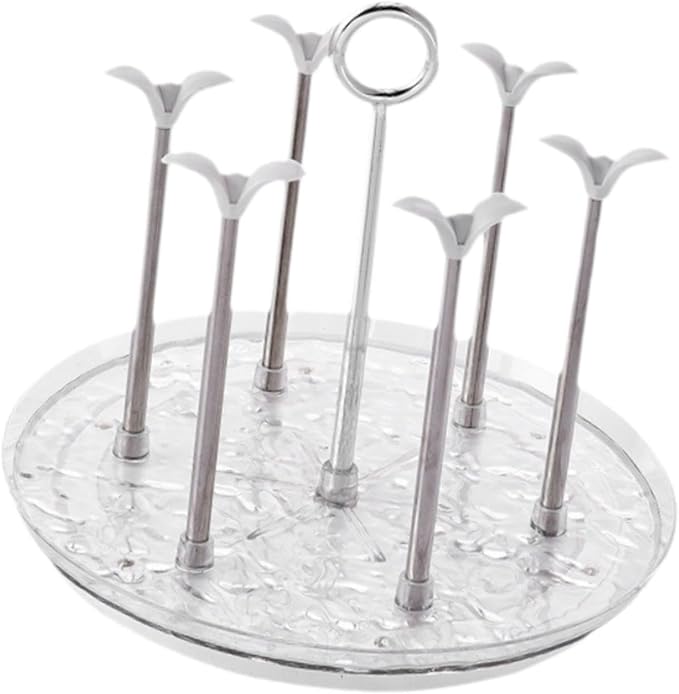 Cup Drying Rack Glass Cup Holder Rack Versatile Multifunctional Water Bottle - Image 7