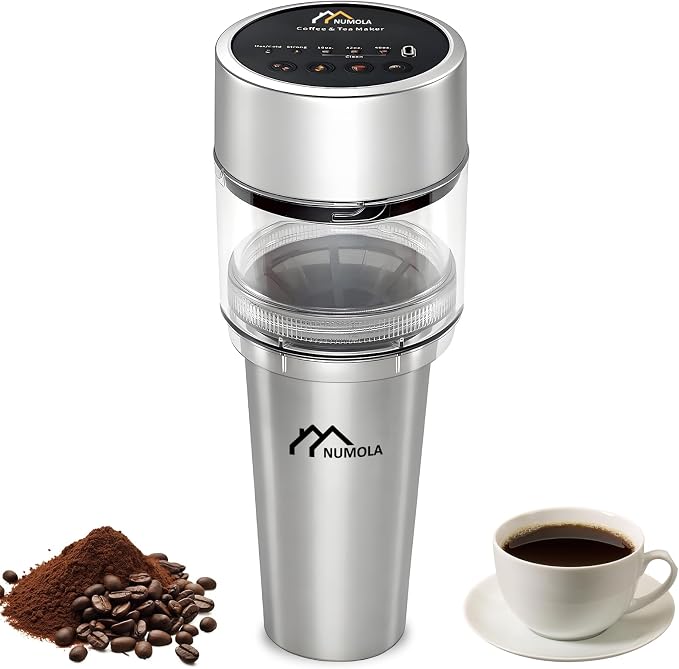 Numola Portable Brew Coffee Maker, Camping Coffee Pot by Numola