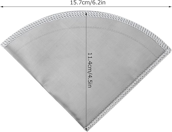 Reusable Pour Over Coffee Filter Stainless Steel Mesh Cone Filter 1‑2 Cup - Image 2