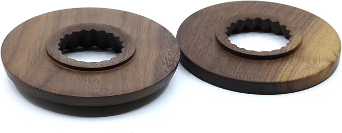 Handmade Origami Coffee Dripper Holder, Pour Over Coffee Stand, Walnut Wood - Image 2