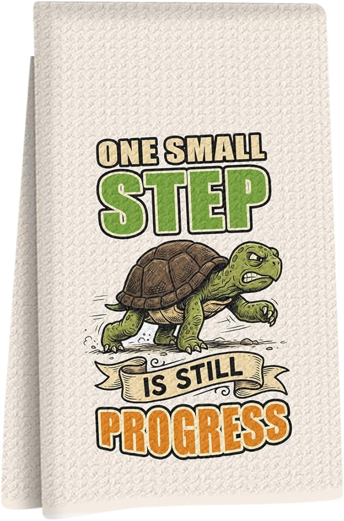 Inspirational Turtle Kitchen Towels, Turtle Gifts Reusable Dish Towels by Unknown
