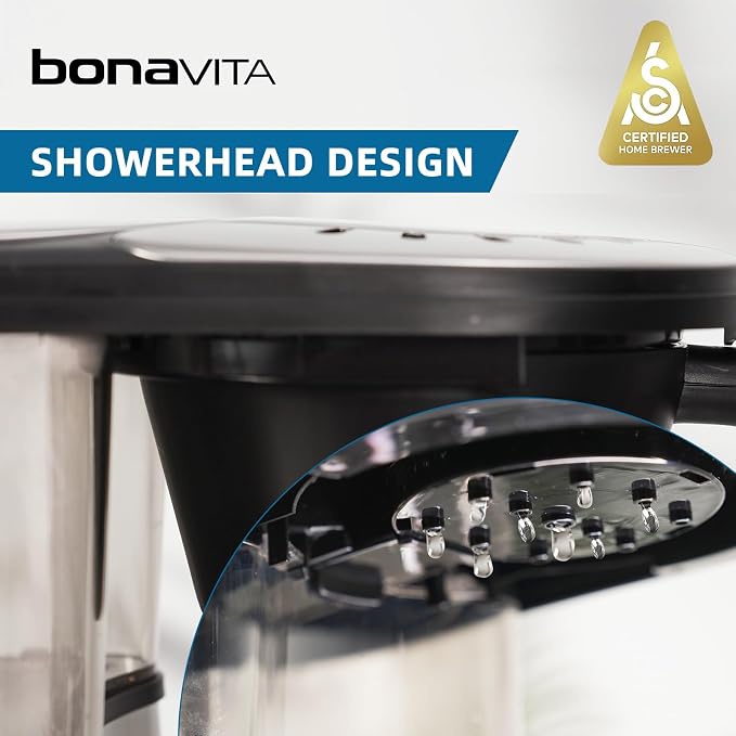 Bonavita 8 Cup Drip Coffee Maker Machine, One-Touch Pour Over, Auto Pause - Image 3