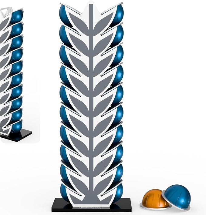 Coffee Pod Holder Stand for Nespresso Vertuoline Capsules，20 Pods Organization by LifeMoreasy
