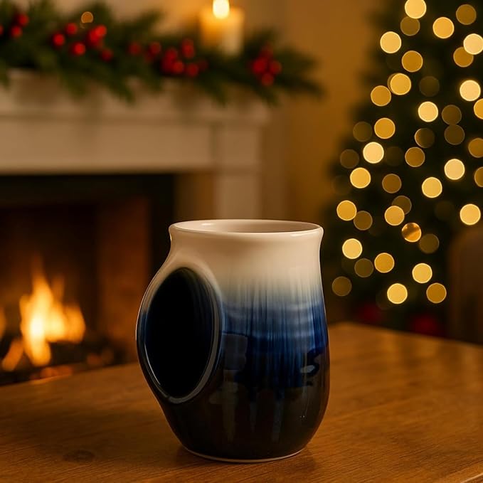Hand Warmer Mug, Ceramic and Hand Painted - Image 7