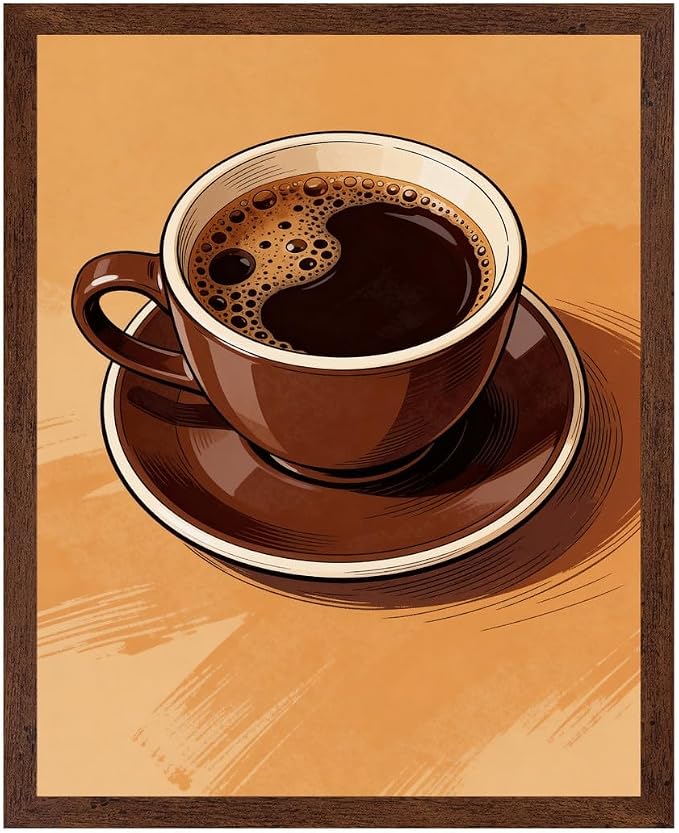 Lawrence Williams Designs Coffee Cup Poster by LawrenceWilliamsDesigns