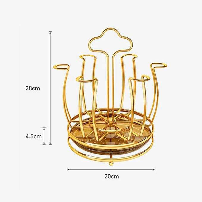 Fenteer Cup Drying Rack Mug Draining Organizer Space Saving - Image 4