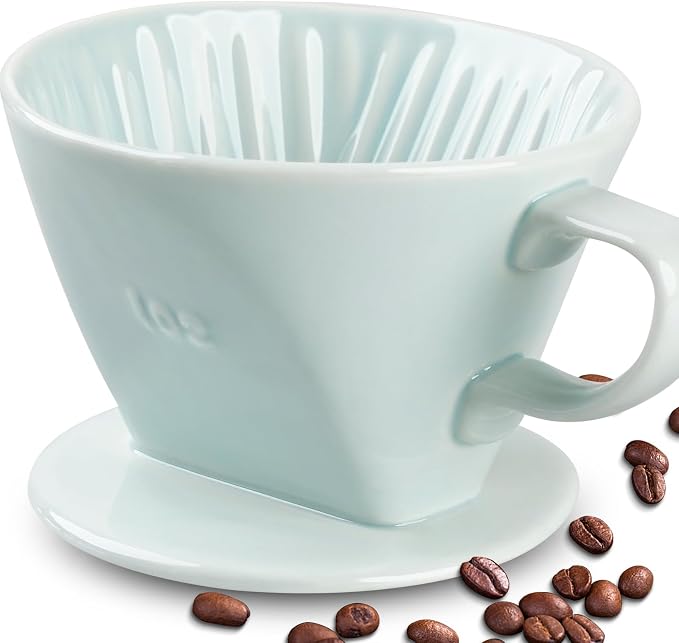 hailanbao Handmade Pour Over Ceramic Coffee Dripper by Hailanbao