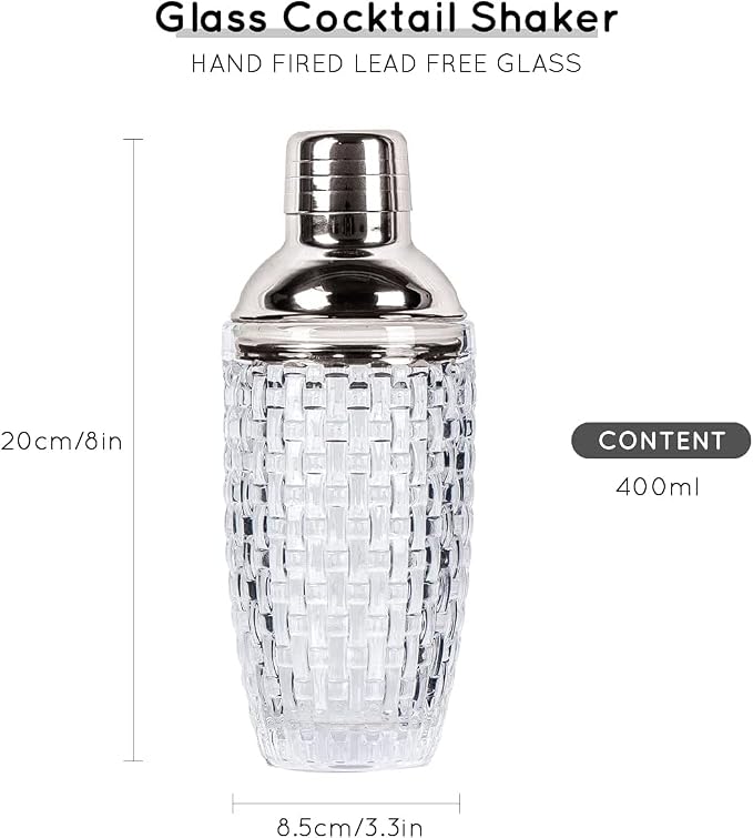 13 oz Glass Cocktail Shaker - Image 2