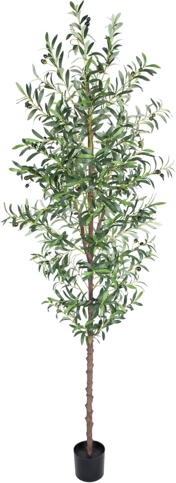Artificial Olive Tree, 7FT Tall Faux Olive Trees 84in Outdoor Fake Potted Silk - Image 6