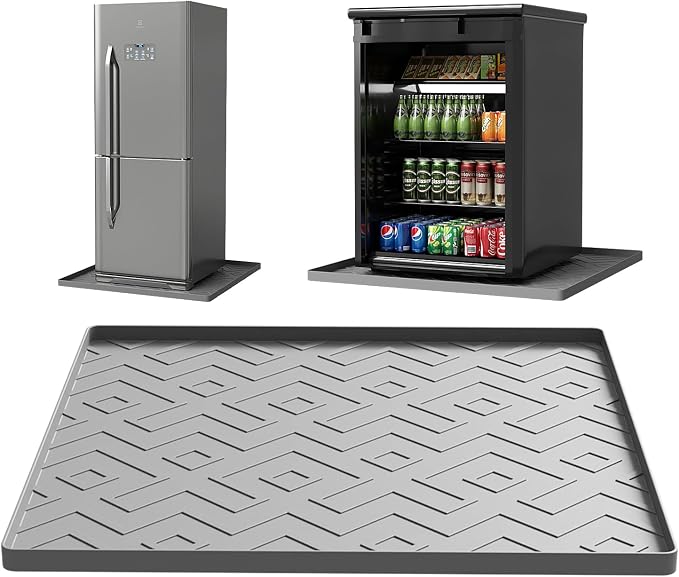 Mini Fridge Silicone Mat 19.7"x19.7"x0.4" by EWX