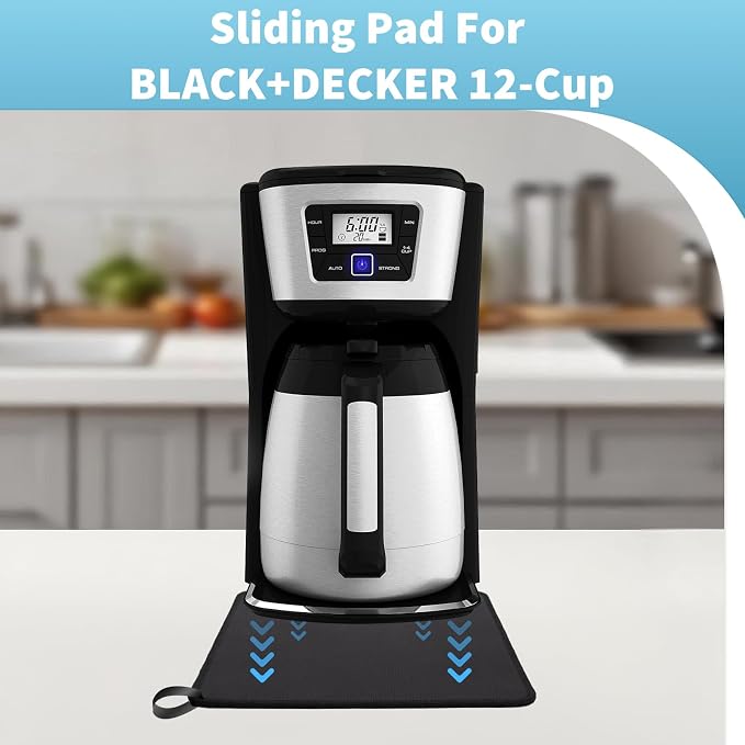 Sliding Pad for BLACK+DECKER 12-Cup Thermal Coffeemaker-Smooth Glide - Image 3