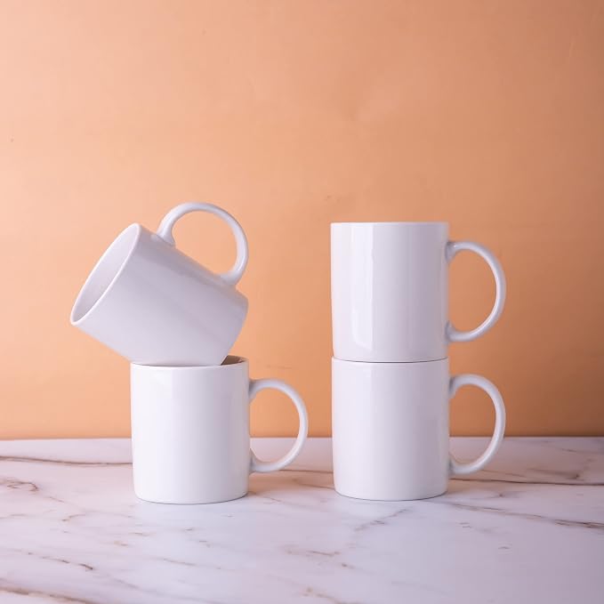 GBhome 12 OZ Off White Coffee Mugs, Ceramic Coffee Mugs - Image 5