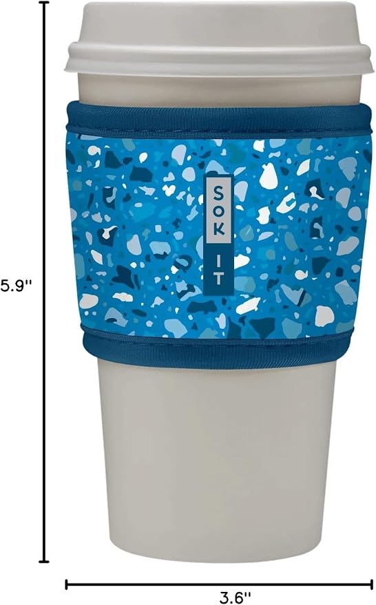 Sok It HotSok Coffee & Tea Reusable Insulated Neoprene Cup Sleeve - Image 7