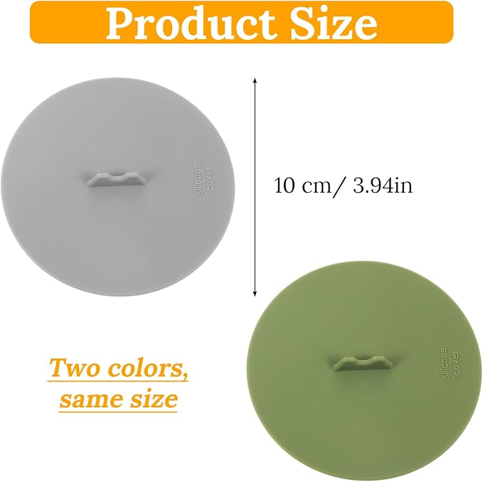 2 Pack Silicone Cup Cover Cup Lids - Image 2