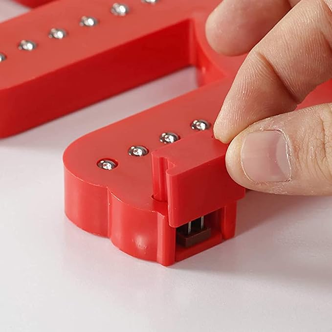 M&T Displays LED Marquee Letter Lights Modular Red Light Up Alphabet Initial - Image 3