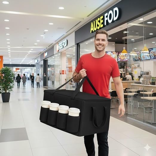 musbus Catering Bag for doordash uber eats 22x14x13 Insulated Food Delivery Bag - Image 2