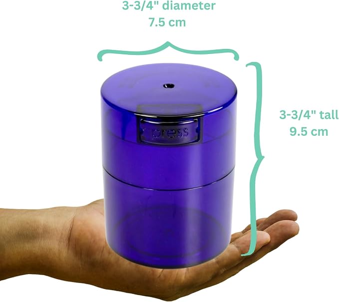 Tightvac - Premium Airtight Herb Storage Container - Holds ½ oz to 3 ounces - - Image 5