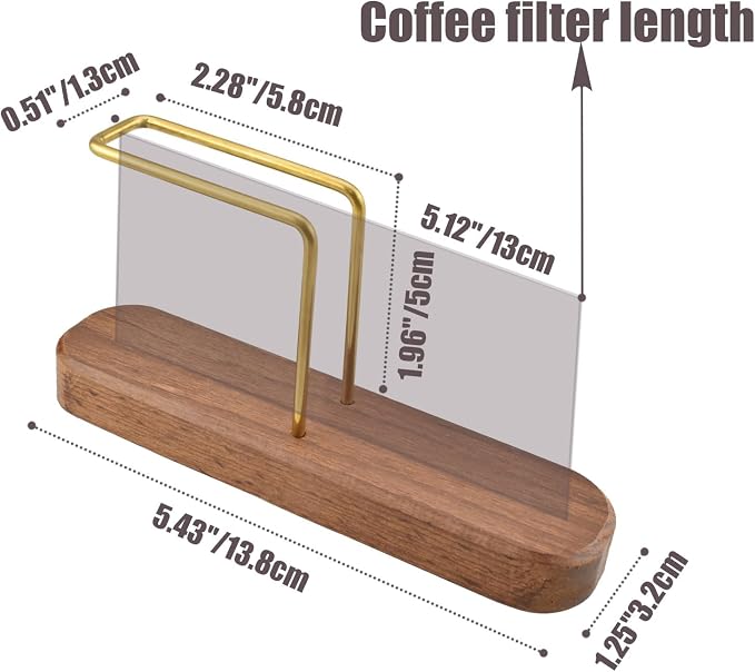 Coffee Filter Holder Storage, Stand Coffee Filter Container Compatible - Image 2