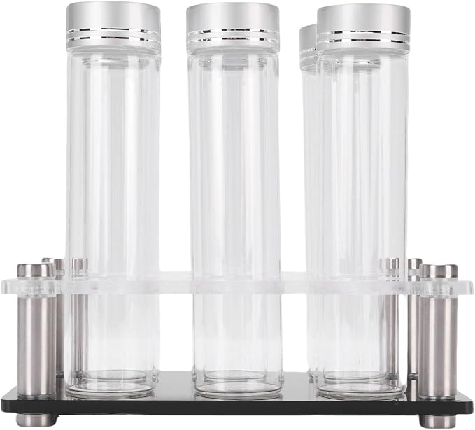 JTLB 6PCS Coffee Beans Storage Tubes High Borosilicate Glass Coffee Bean Cellars - Image 5