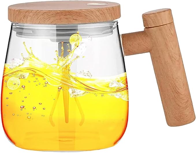 Electric Mixing Mug Self Stirring Coffee Mug, 400ml Lightweight High Speed - Image 3