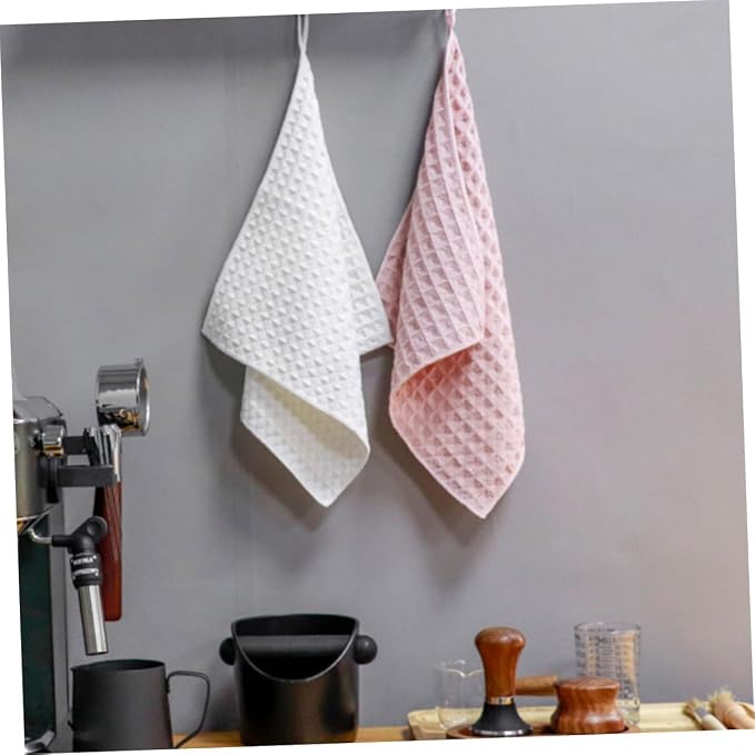 Ipetboom 4pcs Coffee Machine Cleaning Cloths Absorbent Kitchen Dish Rags - Image 4