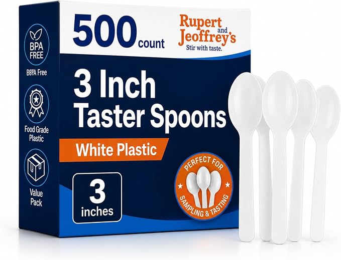 3" Mini Taster Spoons by RupertandJeoffreysTradingCo
