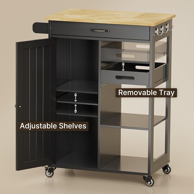 Gizoon Kitchen Island Cart - Image 4
