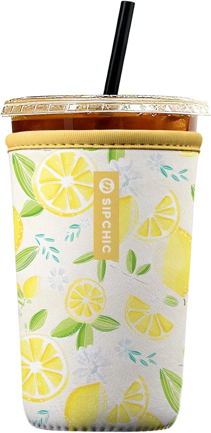 Iced Coffee Sleeve – Neoprene Reusable Cup Sleeves by Unknown