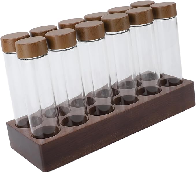 CHICIRIS Coffee Bean Storage Tubes, 12 Pack Single Dose Coffee Bean Cellars - Image 4