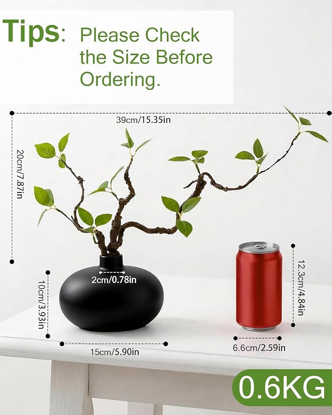 Vase with Greenery, Small Plant - Image 2