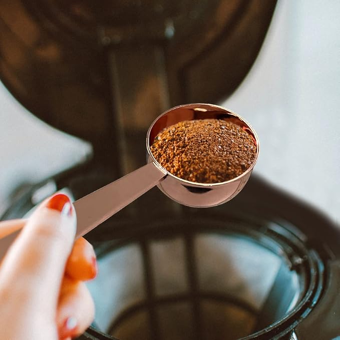 2-in-1 Coffee Scoops, 304 Stainless Steel Tablespoon Measure Spoon, - Image 3