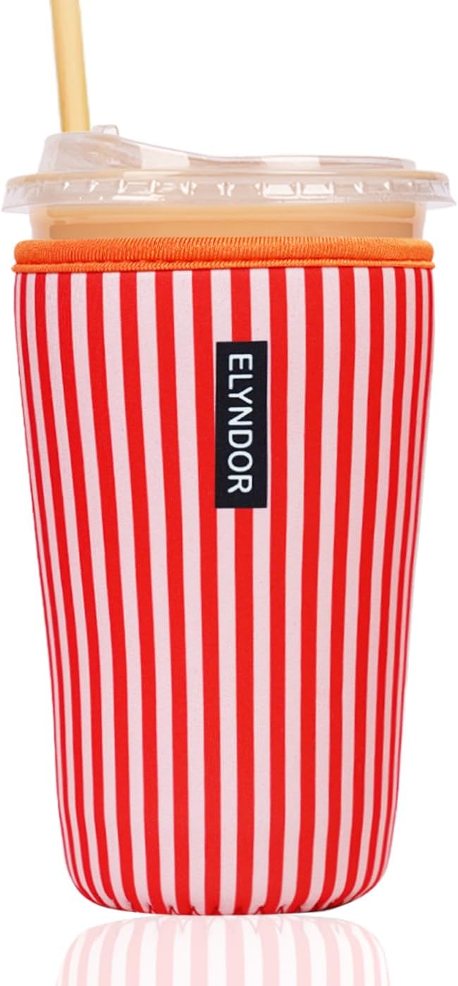 Reusable Insulated Sleeve for Iced Coffee Cup, Coffee Neoprene Sleeve for Cold by Unknown