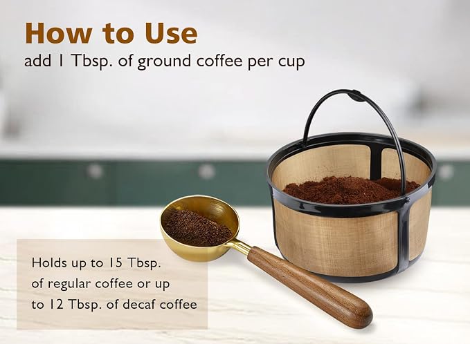 Reusable K-Duo Coffee Filter for Essentials & Brewers, Carafe Basket Filters - Image 6