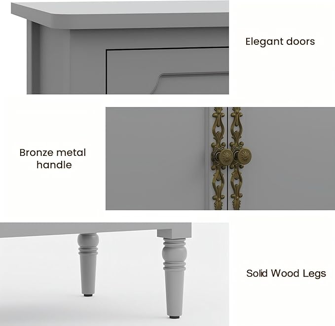 RoyalCraft 118" Buffet Cabinet - Image 5