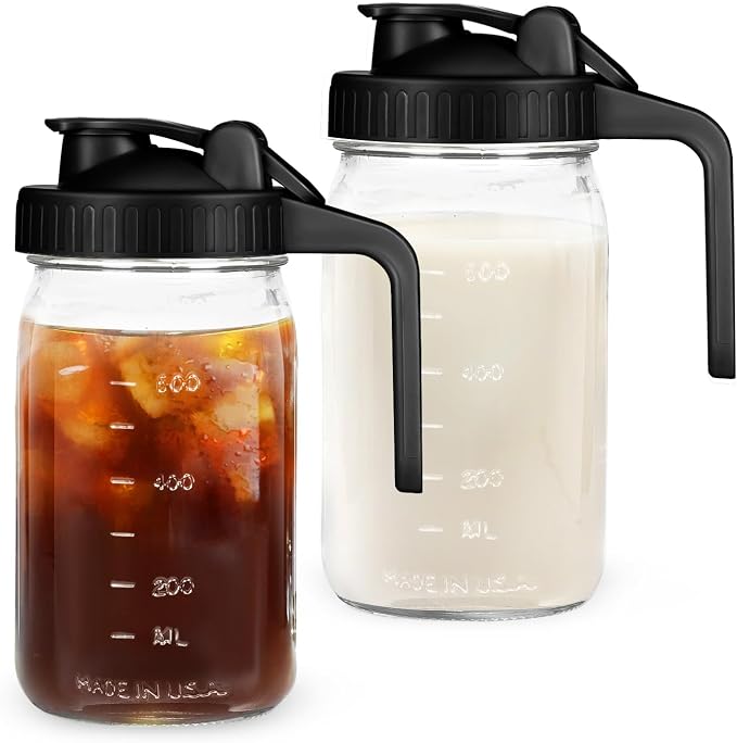 32oz Mason Jar with Lid by AoeJarry
