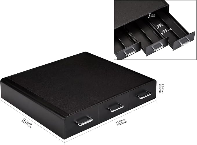 Amazon Basics K-Cup Compatible Coffee Pod Storage Drawer, 3 Easy-Open Drawers - Image 6