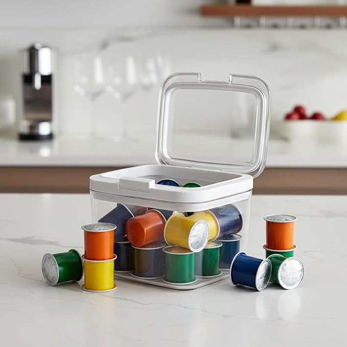 Cocktail Capsules Organizer Clear Plastic Pods Coffee Pod Holder - Image 6