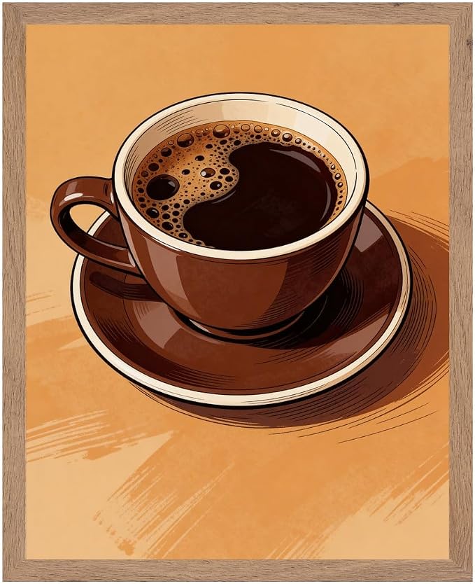 Lawrence Williams Designs Coffee Cup Poster by LawrenceWilliamsDesigns