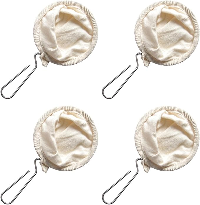 4Pcs Coffee Filter, Flannel Cloth Coffee Filter Strainers by Unknown