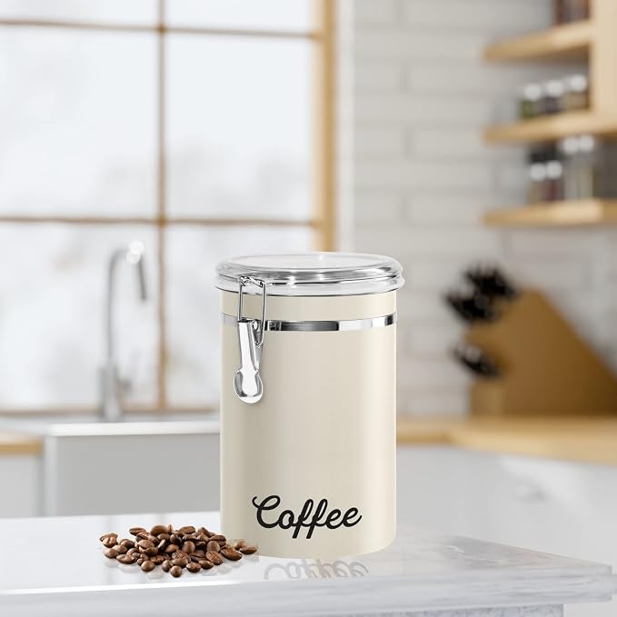 Oggi Stainless Steel Coffee Canister 62 fl oz - Image 2